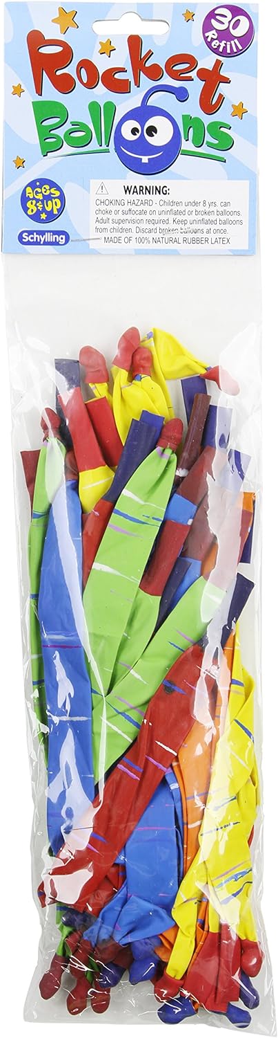 Schylling Rocket Balloon 30-Refill